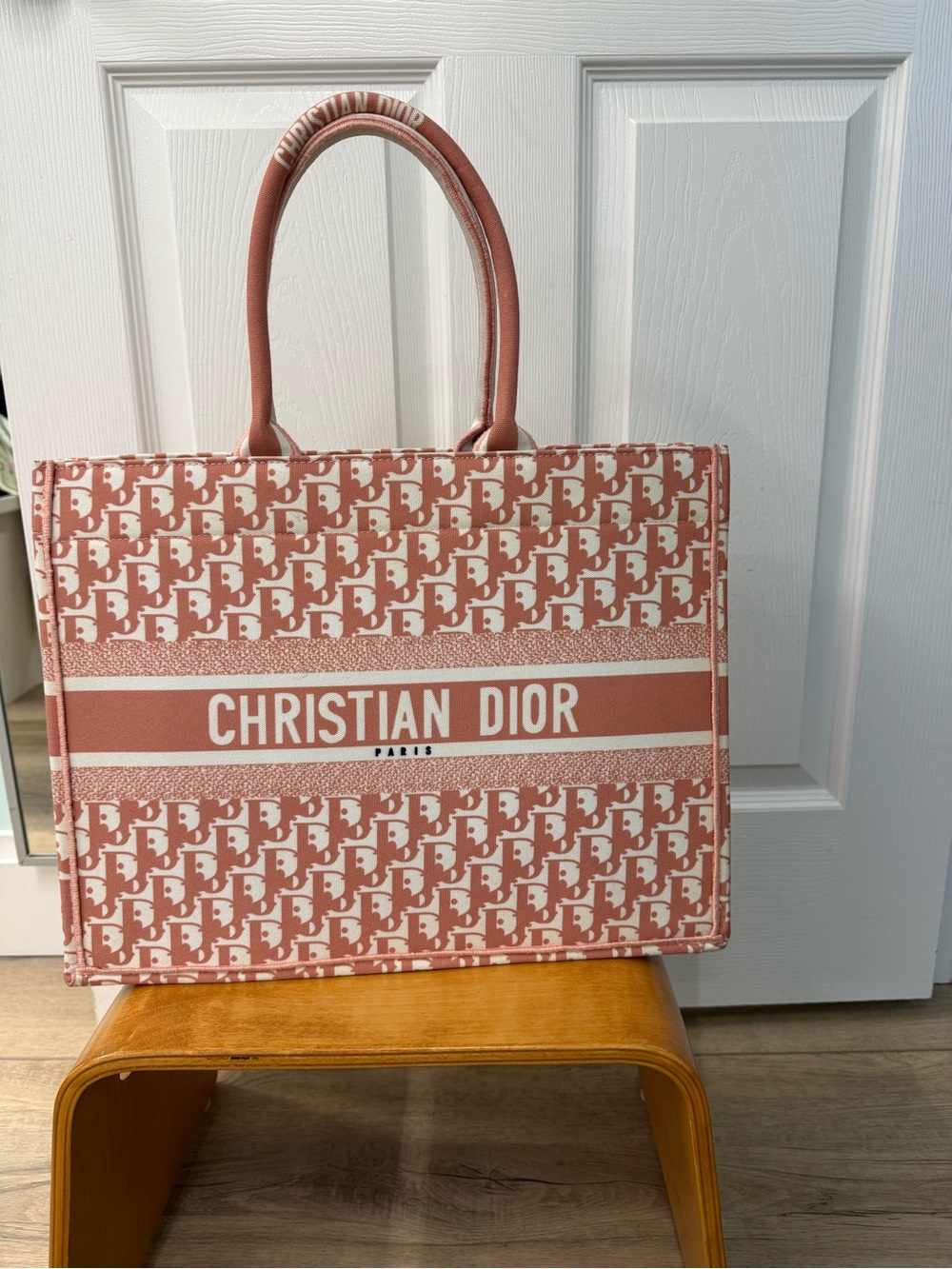 Designer Inspired Pink Tote